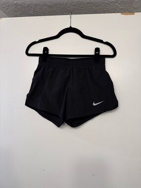 Nike Dri-FIT Black Running Shorts XS Breathable Mesh Panels Athletic